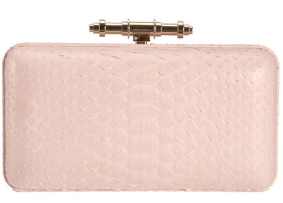 celine powder pink clutch  