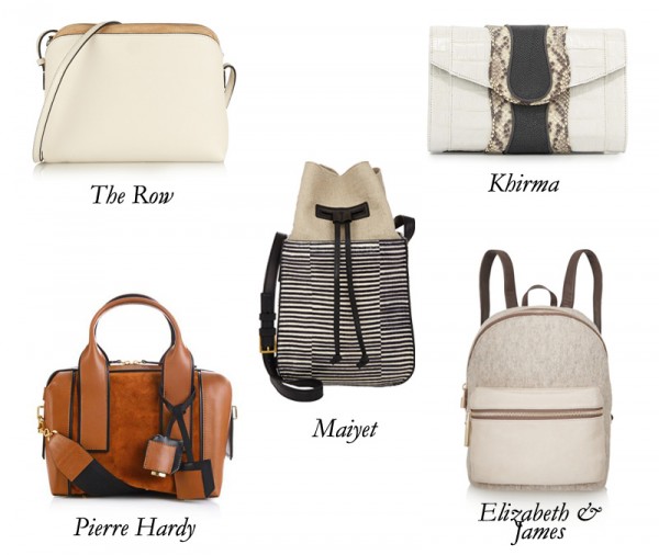 ElizabethandJames_Khirma_PierreHardy_TheRow_Maiyet_Backpack_Bag_Clutch_Crossbody_Bucket_Shoulder