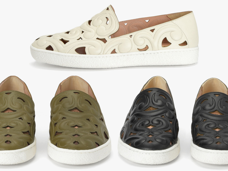 Derek Lam Santa Monica Embroidered Slippers