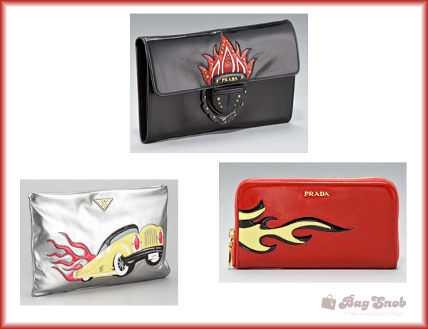 Prada discount flame bag