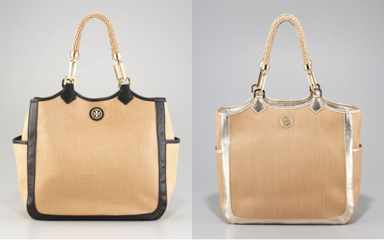 Tory Burch Channing Straw Tote