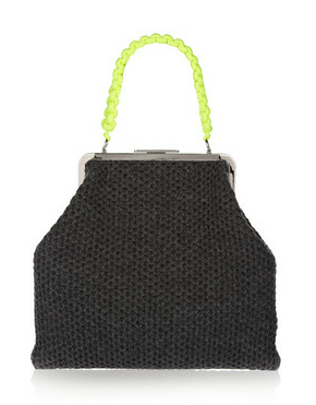 Marni Chunky-Knit Wool and Cashmere-Blend Bag