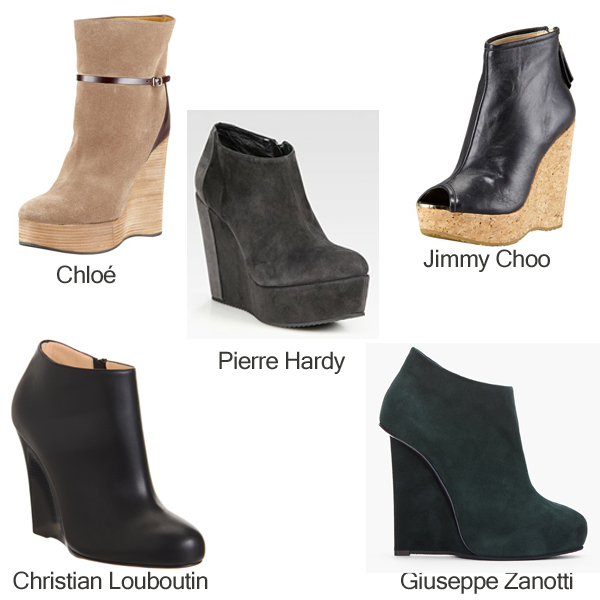 chloe wedge boots