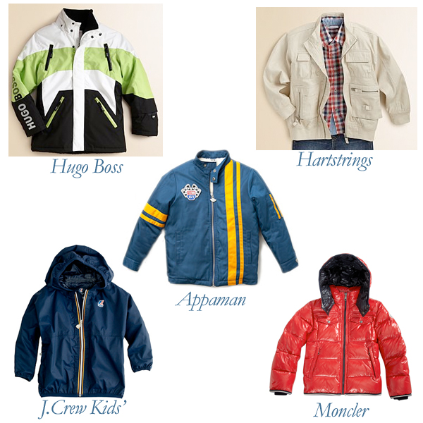 Hugo Boss, Moncler, J.Crew Kids', Hartstrings, Appaman Boys' Jackets