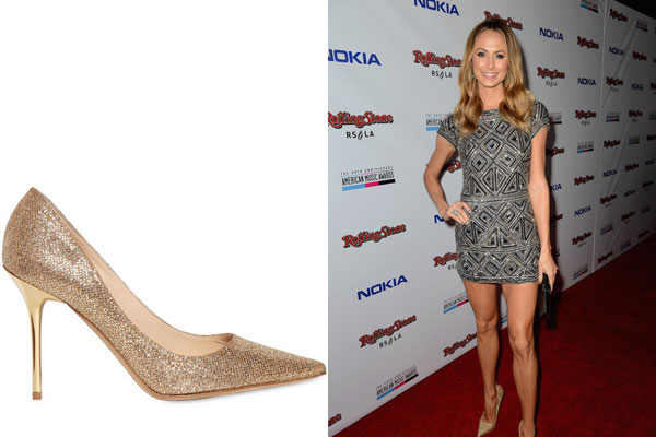 Stacy Keibler and her Gams Glitter in Jimmy Choo