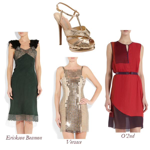 Nicholas Kirkwood Sandal, Erickson Beamon, Versace, O2nd Dress