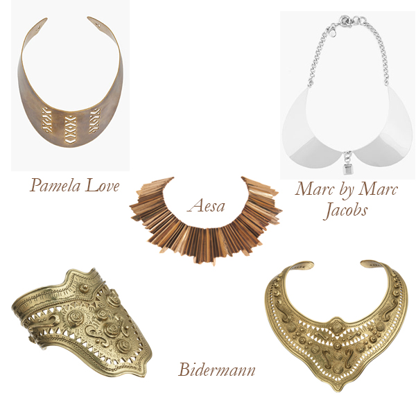 Pamela Love, Bidermann, Aesa, Marc by Marc Jacobs Breast Plate Jewelry