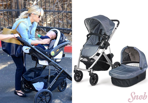 Reese Witherspoon with the UPPAbaby Vista Stroller