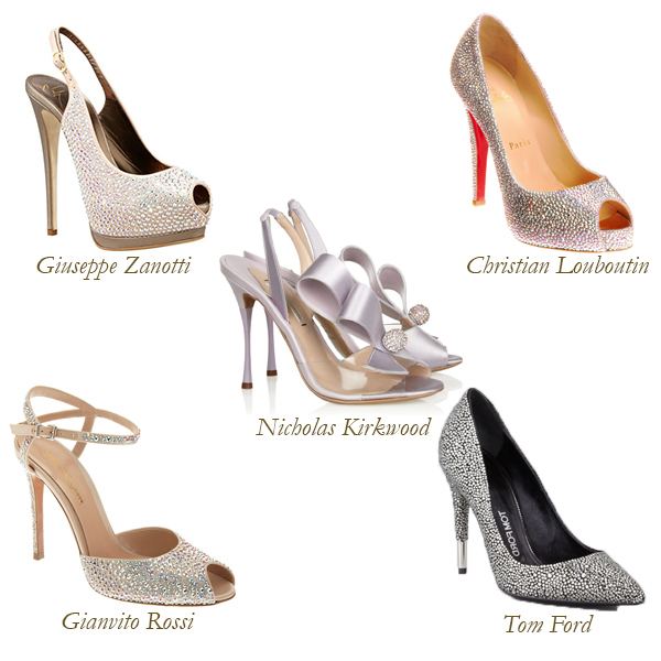 Giuseppe Zanotti, Christian Louboutin, Nicholas Kirkwood, Gianvito Rossi, Tom Ford, Elegant Shoes