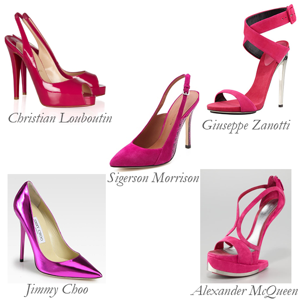 Shoes fuchsia best sale