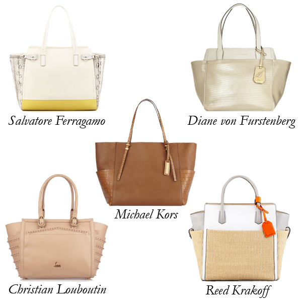 Diane von Furstenberg, Salvatore Ferragamo, Michael Kors, Reed Krakoff, Christian Louboutin Totes