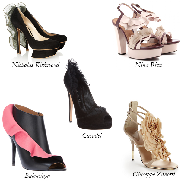 Top 5 Ruffled Shoes