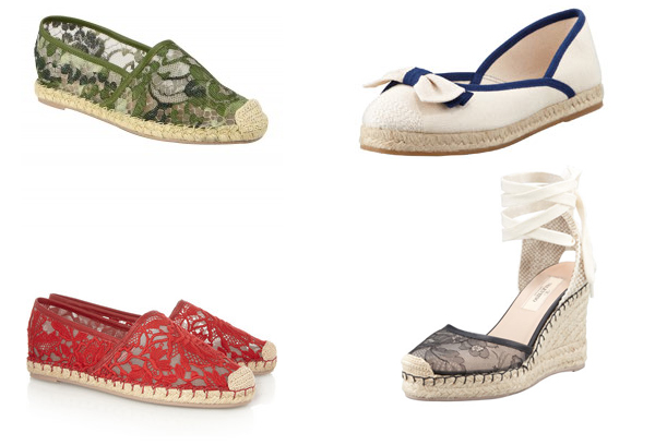 Valentino Covers Your Espadrille Needs