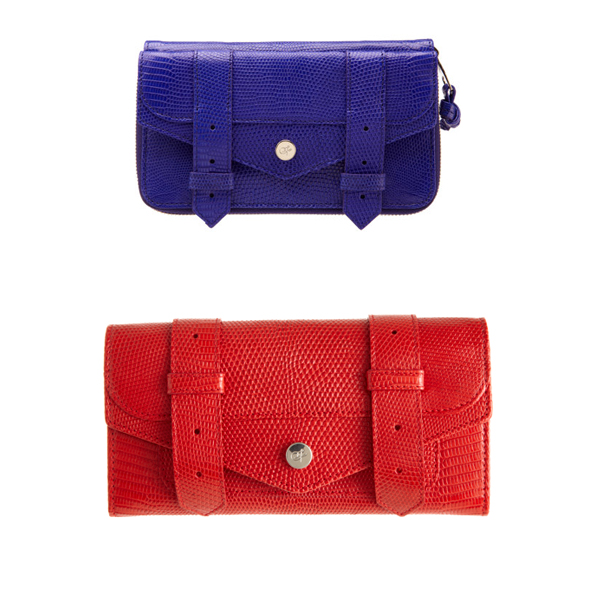 Proenza Schouler PS1 Iguana Wallets