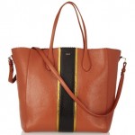 Rochas Textured-Leather Tote