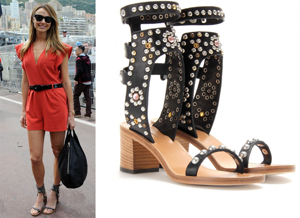 Stacy Keibler’s Romps around in Isabel Marant