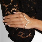 Ana Khouri Rose Gold Diamond Hand Cuff