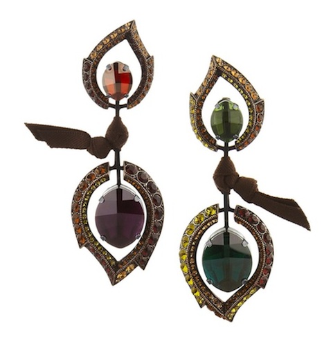 Lanvin Mismatched Earrings