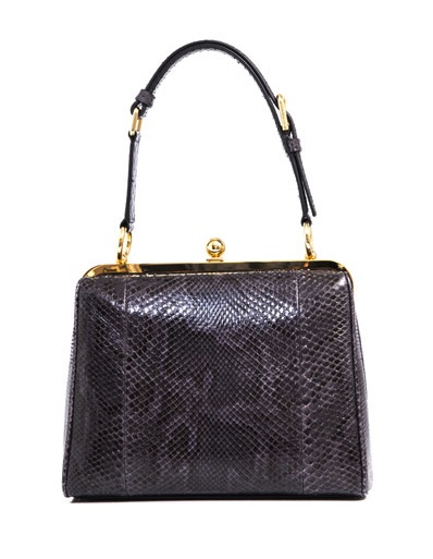 Dolce & Gabbana Python Structured Bag