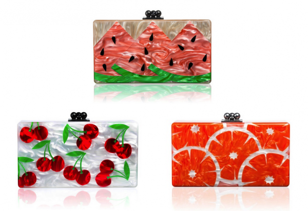 Edie Parker Fruit Clutches