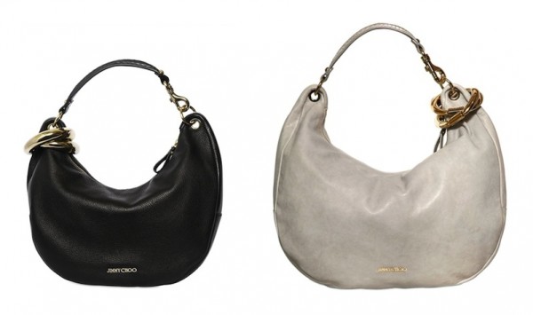 Jimmy Choo Solar Leather Hobo Bag