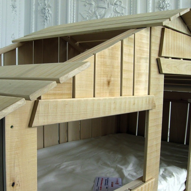 Mathy By Bols Treehouse Bed in Natural Lime Wood