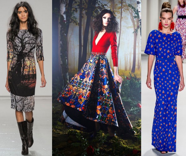 Fall 2014 Trend Report: Printed Gowns and Dresses - Snob Essentials