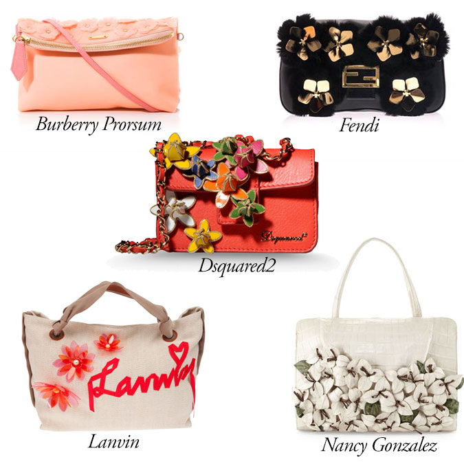 Floral Aplique Bags