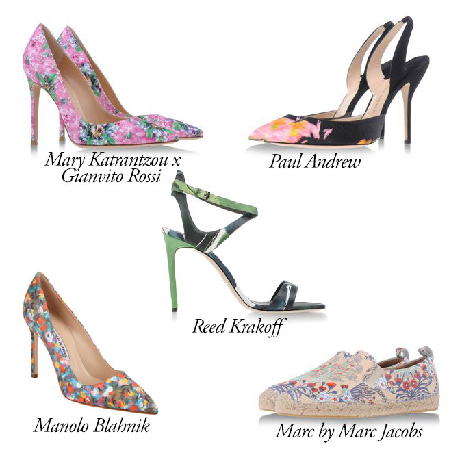 manolo blahnik flower shoes