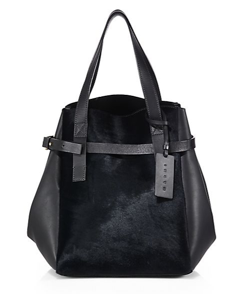 Marni Haircalf Top-Handle Shopper