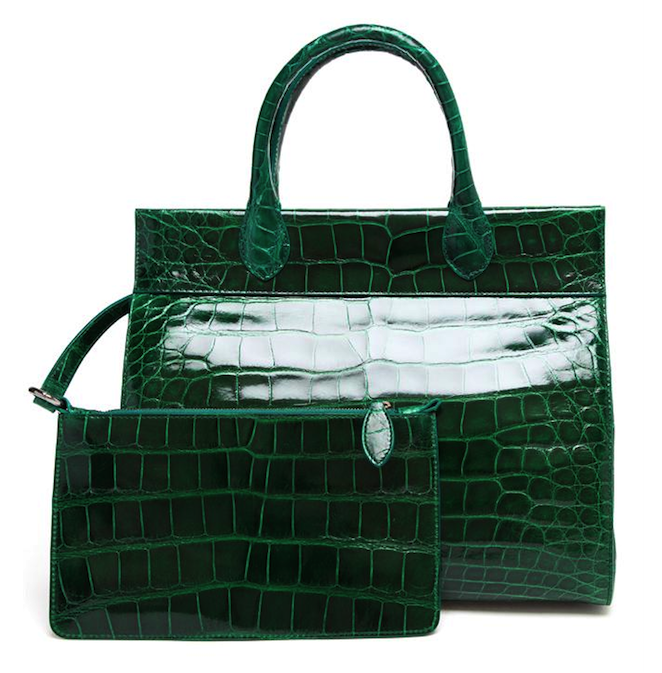 Alaia croc tote bag sale