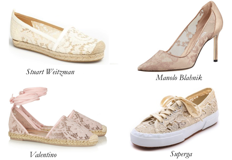 Trend Alert: Light-Colored Lace Shoes