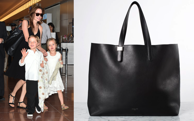 Angelina Jolie's new Everlane tote is the bag every fashion girl