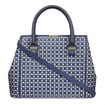 Victoria Beckham Quincy Laser-Cut Leather Tote