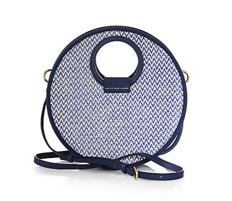 woven circle crossbody bag