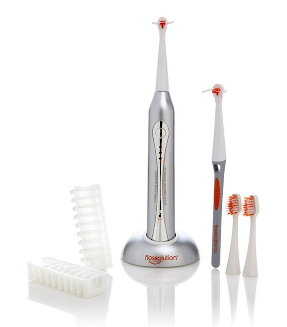 Flossolution Complete Sonic Flossing and Brushing Set