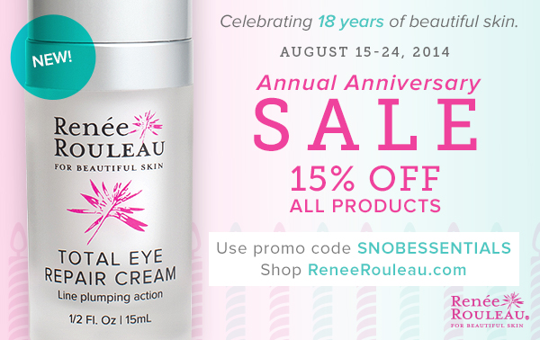 15% Off All Renée Rouleau Products for Snob Essential Readers