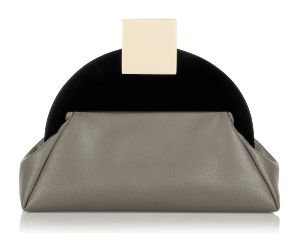 Finds + MATTER MATTERS Deco Leather and Acrylic Clutch