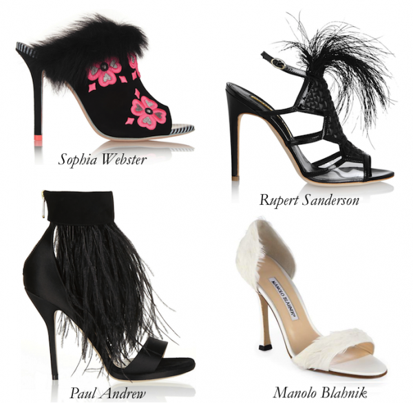 Feather Shoes