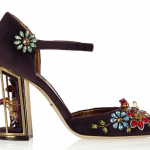 Dolce & Gabbana Crystal-Embellished Velvet Pumps