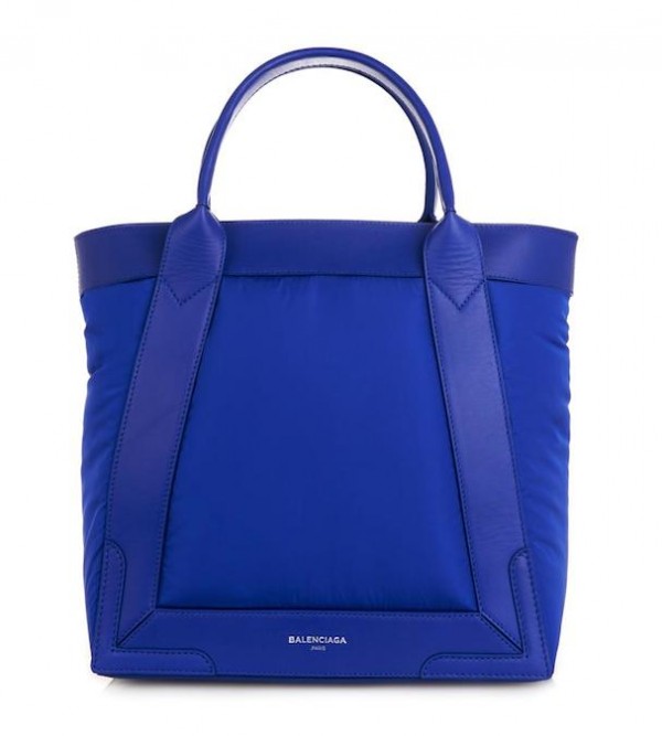 Balenciaga Cabas Nylon and Leather Tote: Work and Play