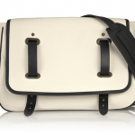 Tomas Maier Leather-Trimmed Canvas Shoulder Bag