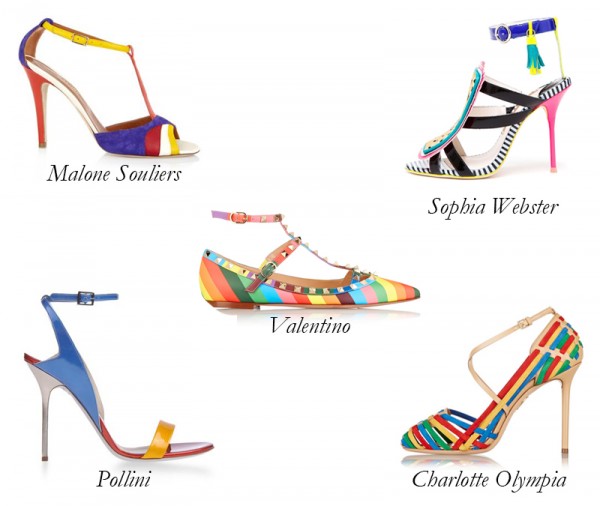 Top 5 Colorful Shoes: Chasing Rainbows