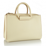 The Row Satchel 12 Textured-Leather Tote