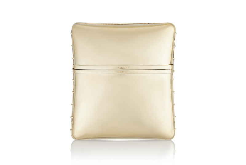 Givenchy_gold_Clutch_Brass