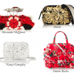 Top Floral Appliqué Bags