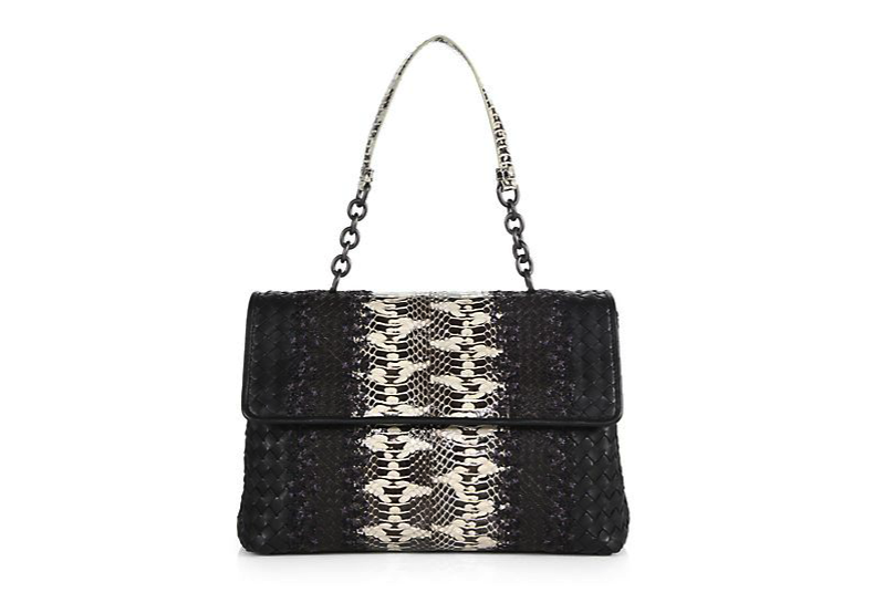 Bottega Veneta Olimpia Intrecciato Top-Handle Bag