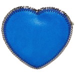 Stella McCartney Heart Falabella Faux-Suede Crossbody Bag