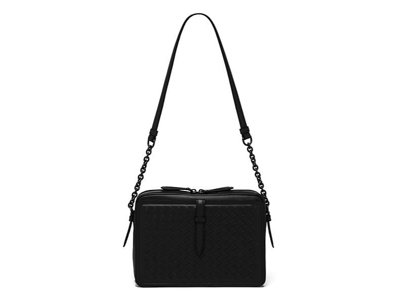 Bottega Veneta Intrecciato Leather Box Shoulder Bag