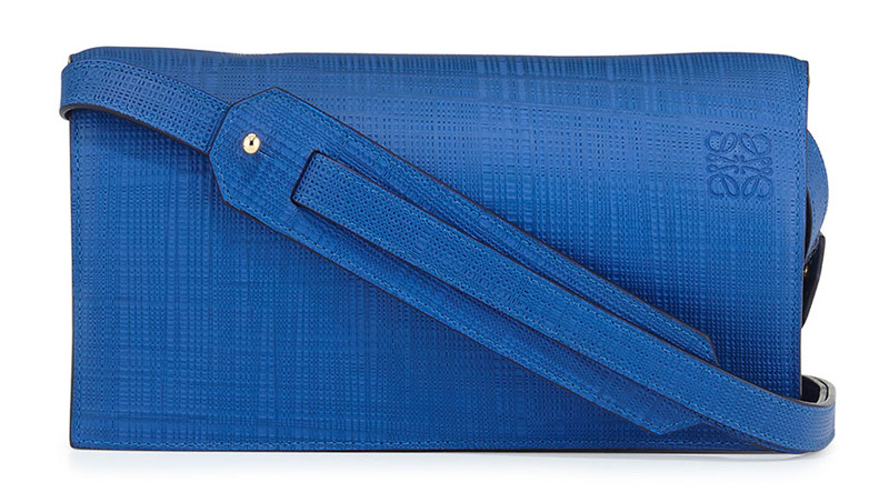 Loewe Calfskin Clutch Bag with Shoulder Strap